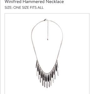 ROMOLO WINIFRED HAMMERED NECKLACE